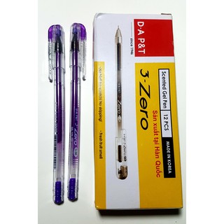 Hộp 12 bút mực tím hàn quốc 3-zero