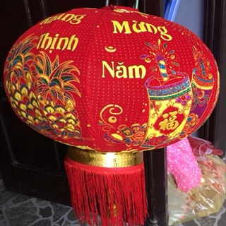 Đèn lồng đỏ đón tết 1m