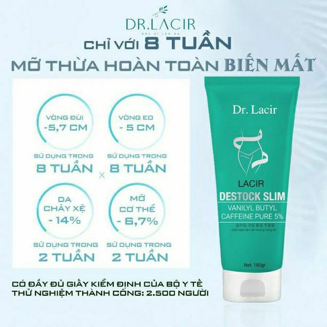 Kem tan mỡ Lamer Dr Lacir