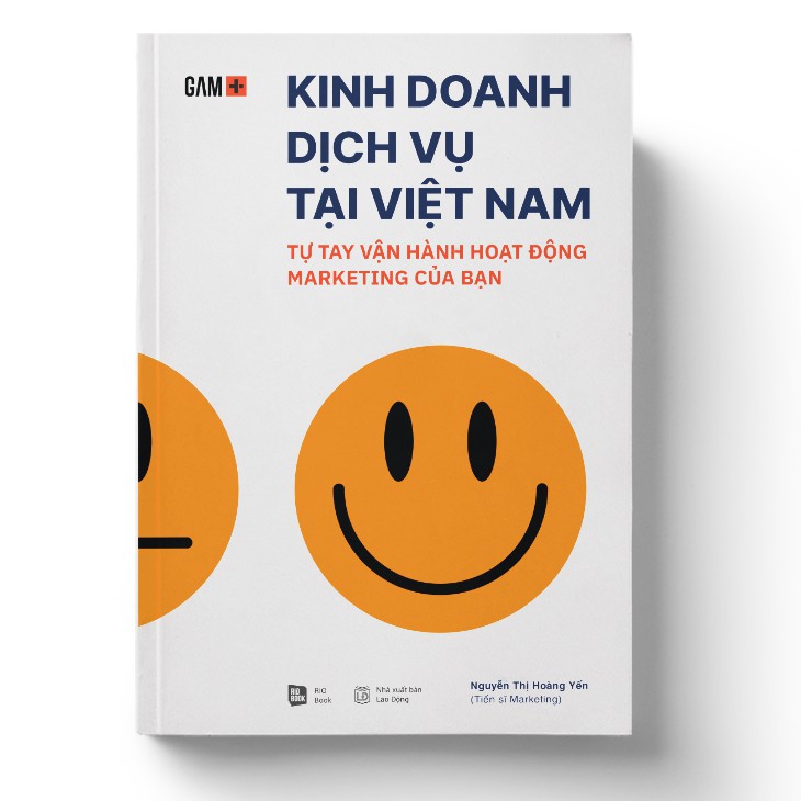 Sách Kinh doanh dịch vụ tại Việt Nam Tự tay vận hành hoạt động Marketing của bạn