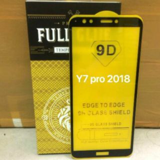 Kính cường lực 9D cho huawei y7 pro 2018 full keo màn hình