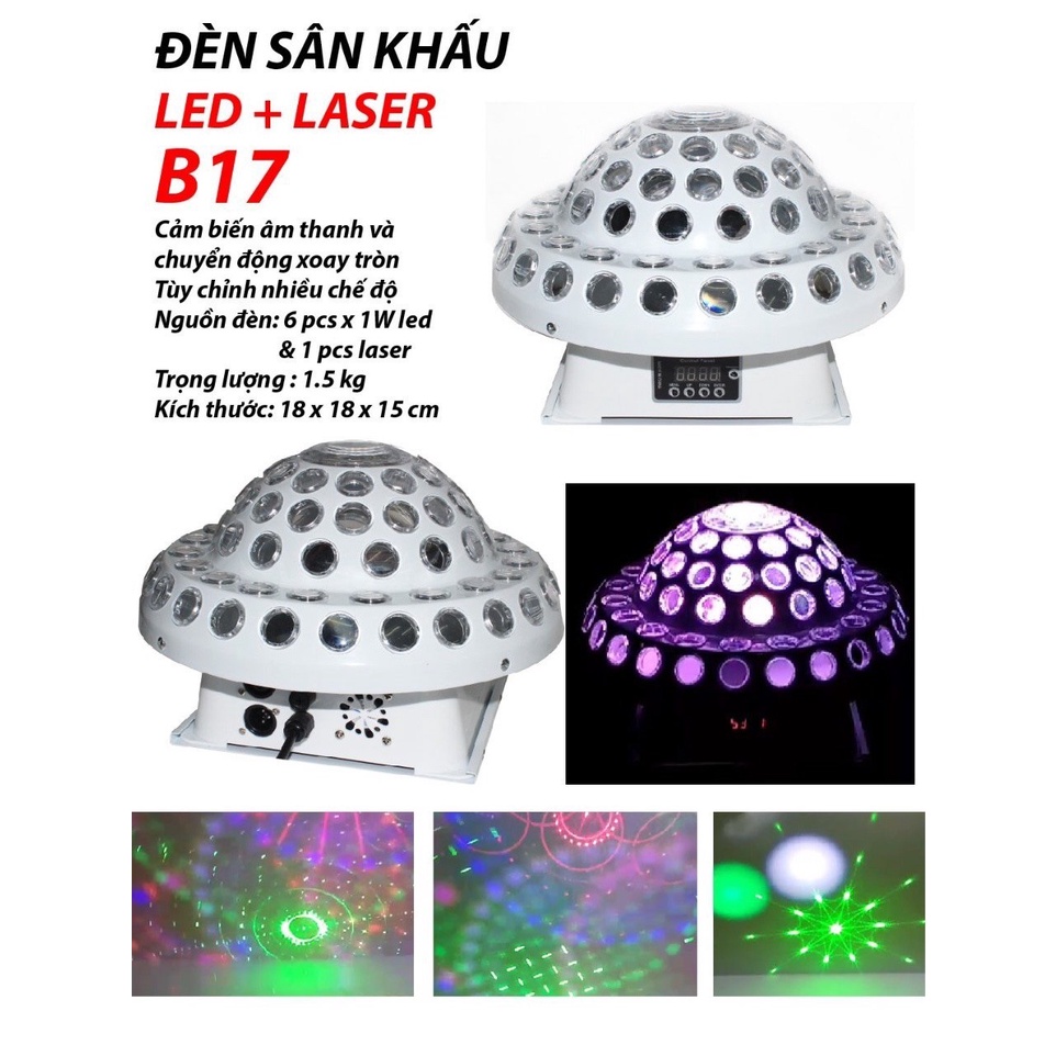 Đèn sân khấu Led + Laser B17