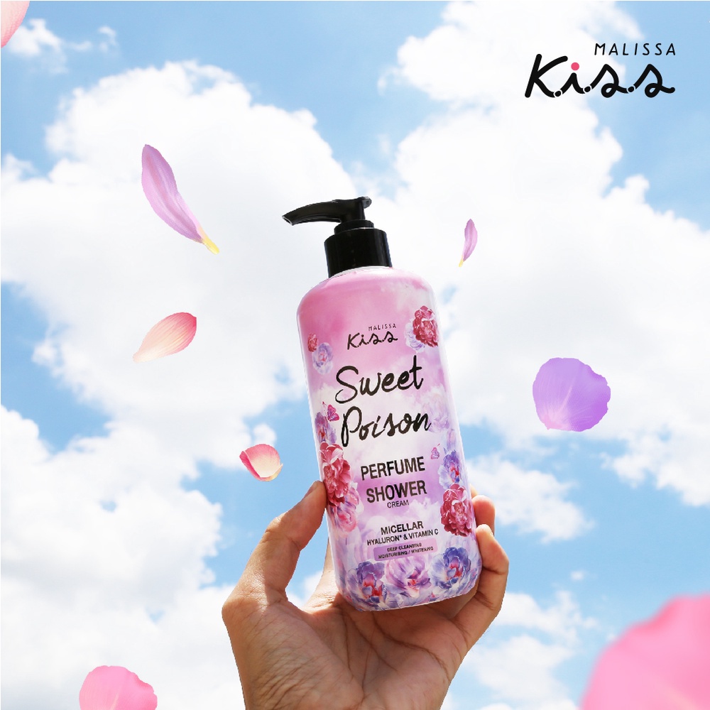 Sữa Tắm Sạch Sâu Hương Nước Hoa Malissa Kiss Perfume Shower 350ml