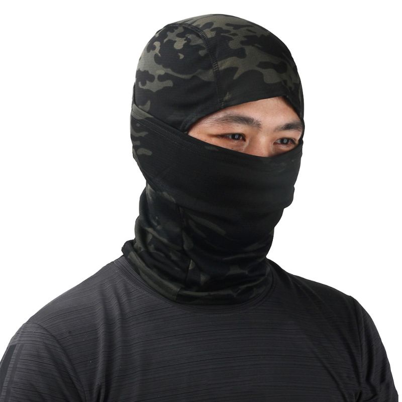 Mũ Bảo Hiểm Che Mặt Chống Nắng Toàn Diện Họa Tiết Rằn Ri Cá Tính