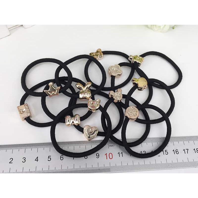 Combo 100 cột tóc nhiều hình,,,