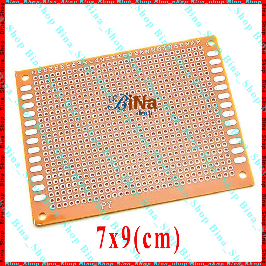 Phíp đồng đục lỗ PCB 5x7cm, 7x9cm, 9x15cm test board hàn mạch