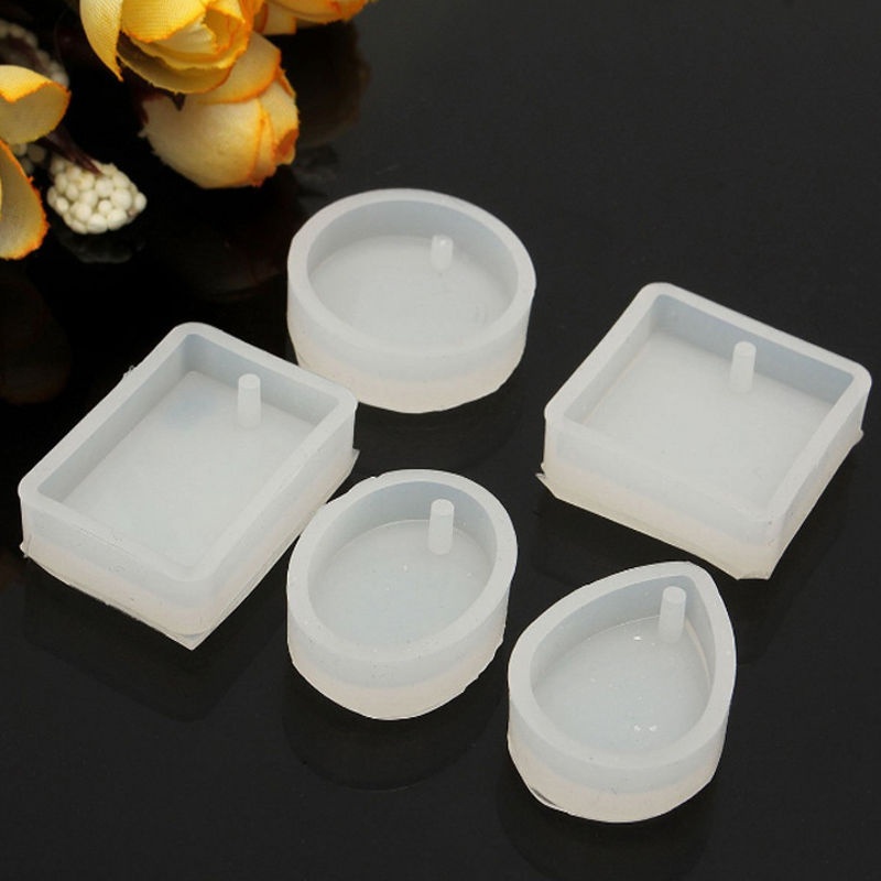 Set 5 Khuôn Silicone Làm Mặt Vòng cổ Thủ Công
