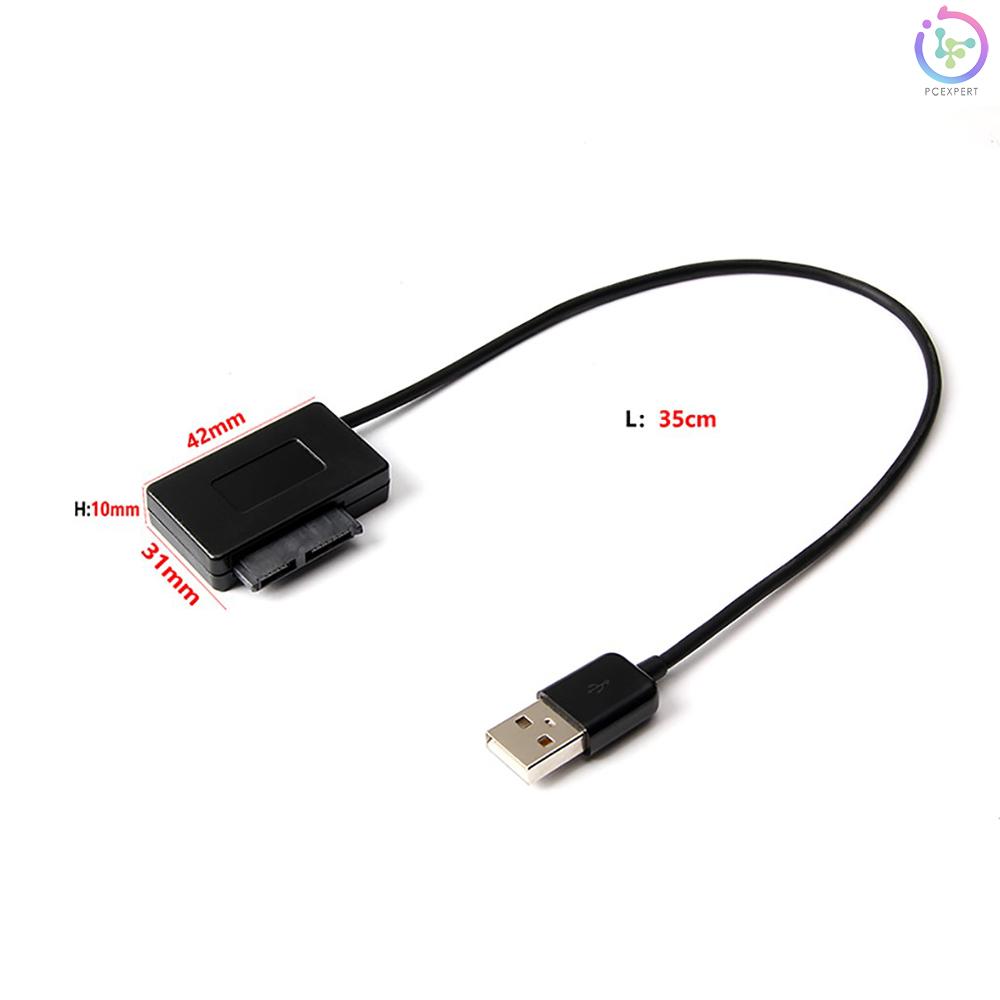 Cáp Chuyển Đổi Ổ Đĩa Quang Msata Sang Usb2.0 7 + 6pin Sata - Usb