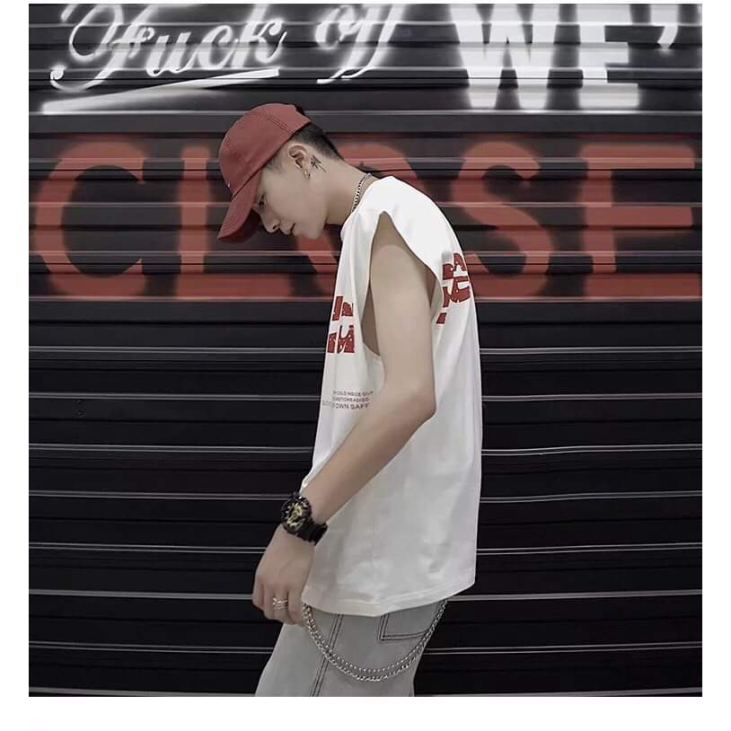 Áo thun Tanktop WOLLAGEE Unisex