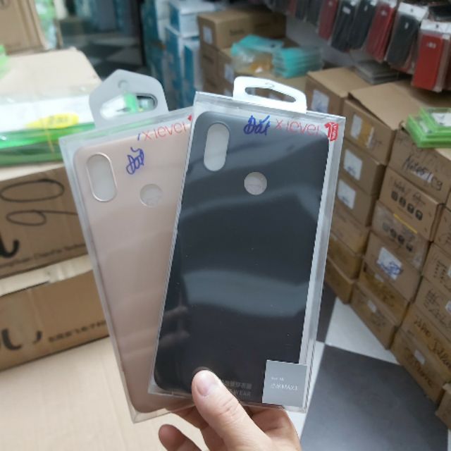 Ốp Dẻo Xlevel Màu cho xiaomi mi max 3 chống bám bẩn