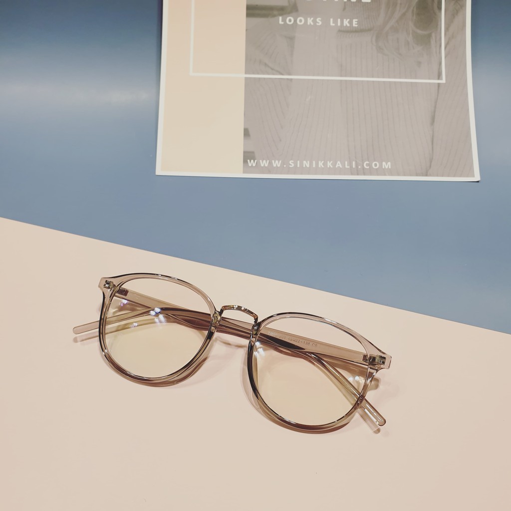 Gọng Kính Cận Mắt Tròn GD209 - Gọng Kính Cận Nhựa Dẻo