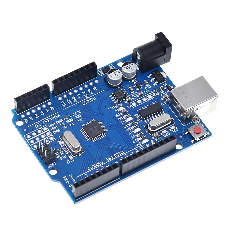 Bảng phát triển ATmega328P UNO R3 cho Arduino UNO R3 với chân thẳng và cáp USB