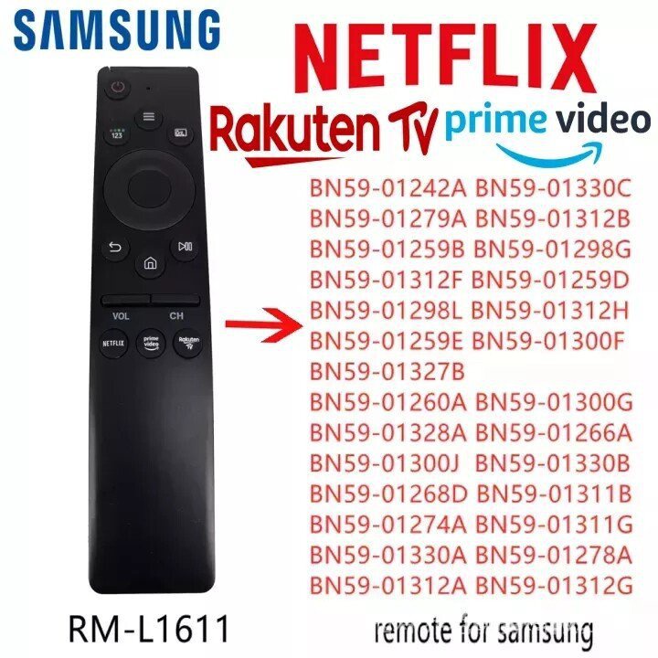 Điều Khiển Từ Xa Cho Samsung Smart Lcd Led 4K Hdtv Ua55 / 65 / 65 / 75 / 82Nu8000