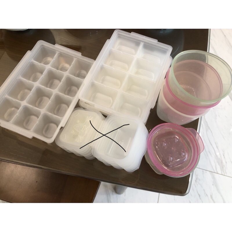 Thanh lý khay trữ đồ ăn dặm Richell