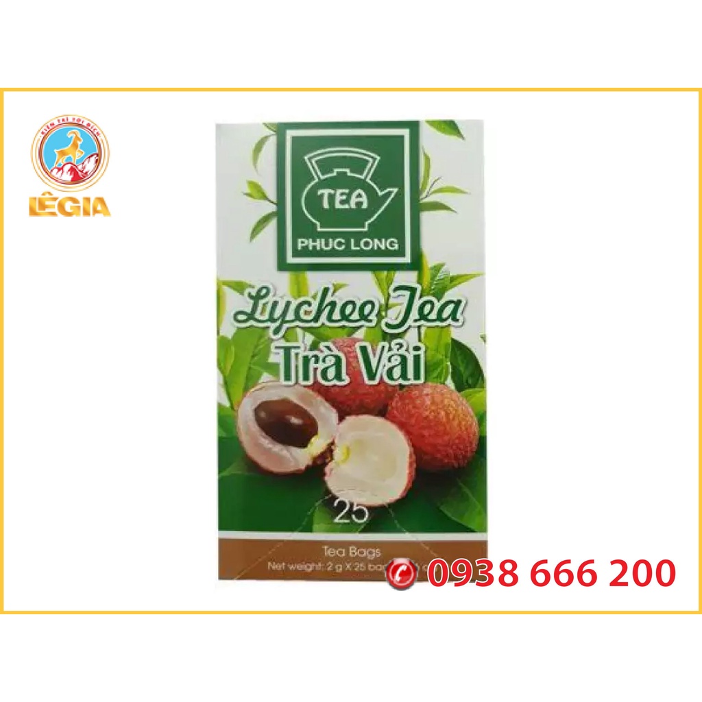 Trà Vải Túi Lọc PHÚC LONG 50G (Lychee Tea)