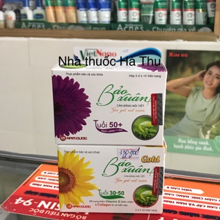 Viên uống Bảo Xuân - cân bằng nội tiết tố nữ