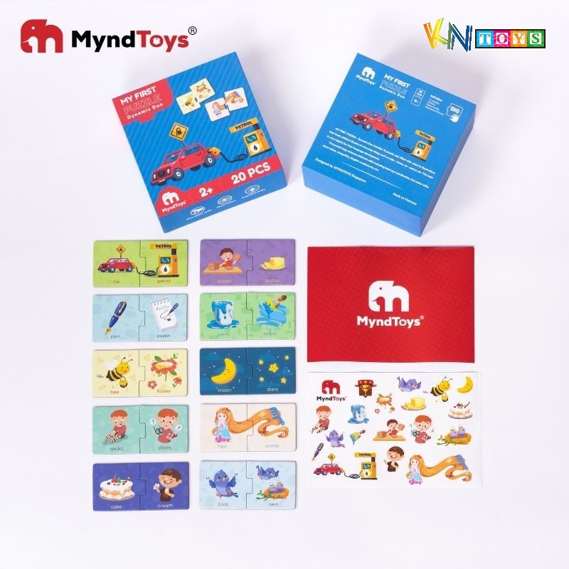 Đồ Chơi Xếp Hình Ghép Cặp MyndToys - My First Puzzle (Cho Bé Từ 2 Tuổi - Nhiều Chủ Đề)