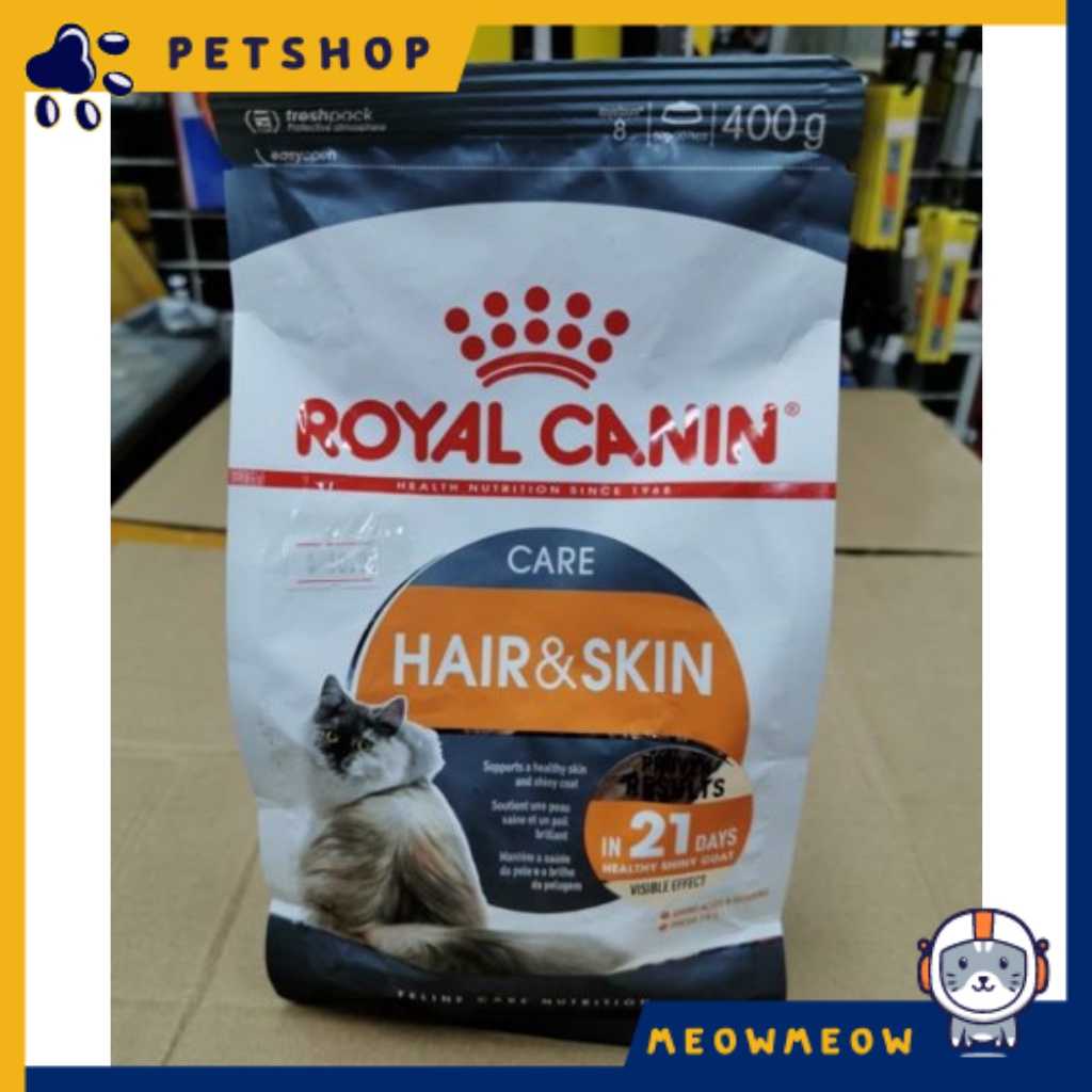 Thức ăn cho mèo Royal Canin Hair and Skin Care | Túi 2KG | Hạt Royal Canin dưỡng lông và da cho mèo.