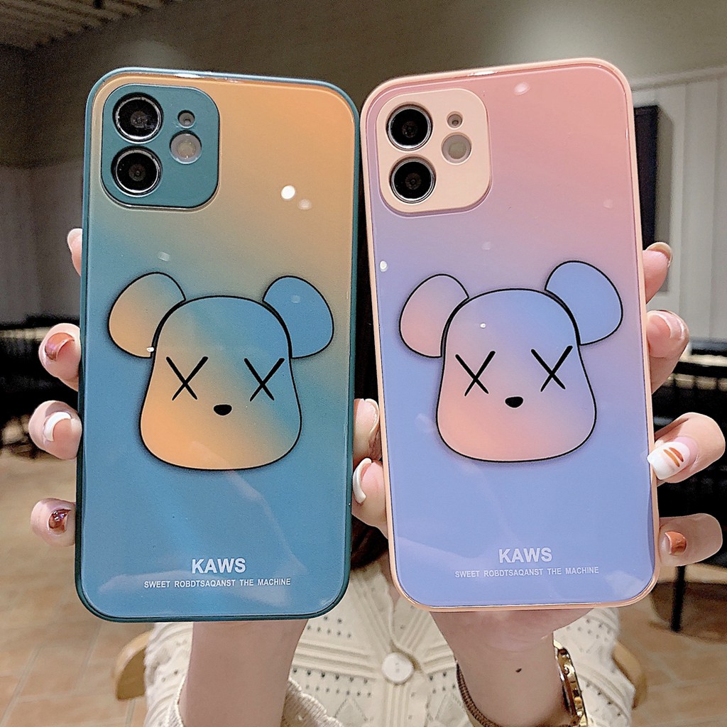 Ốp điện thoại họa tiết gấu KAWS cho Iphone 12 Pro Max 11 Pro Max Xs Max Xr X 7 8 Plus | BigBuy360 - bigbuy360.vn