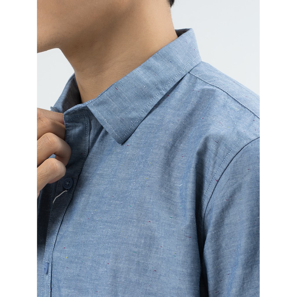 Áo Sơ Mi Nam Ngắn Tay Đẹp 4MEN SM017 Vải Oxford Cao Cấp | BigBuy360 - bigbuy360.vn