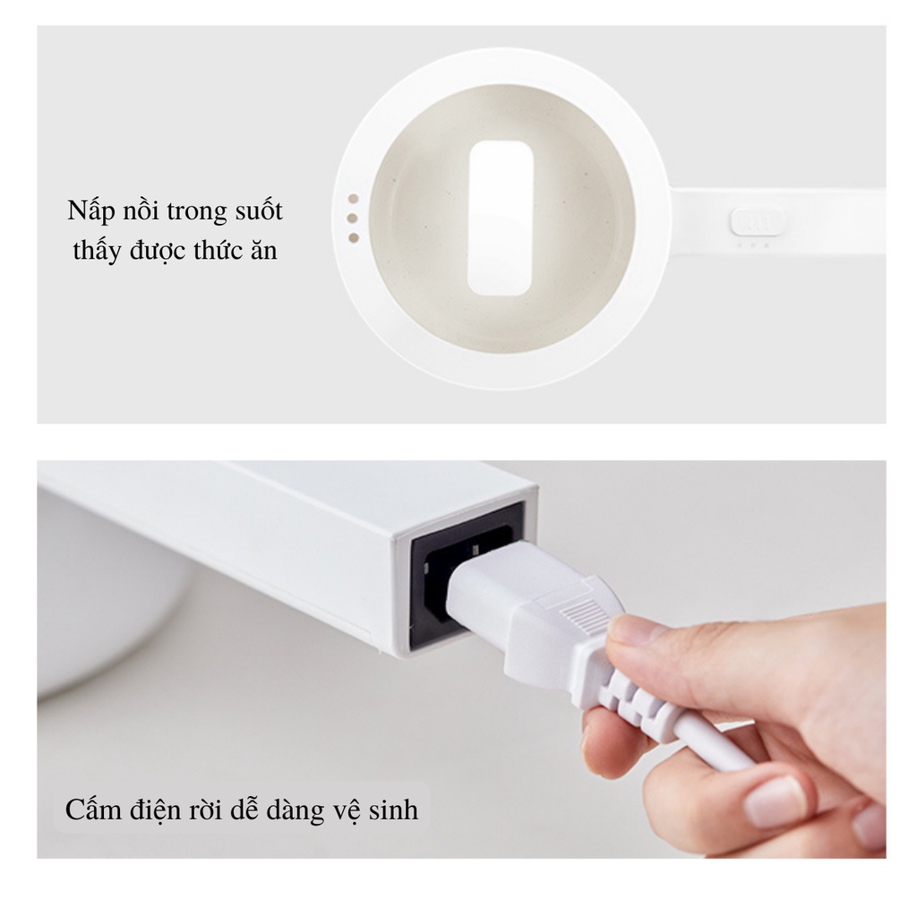 Nồi Lẩu Điện Đa Năng Kèm Xửng Hấp Có Thể Chiên, Xào, Nấu ăn, nấu cơm, nấu lẩu
