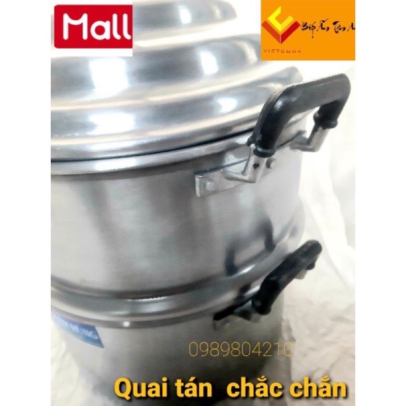 Chõ nhôm hấp xôi Mạnh Hùng đủ size 20,22,24,28,28,30,32,chõ đồ xôi hấp bánh ,chõ nhôm bóng sáng hàng dày dặn