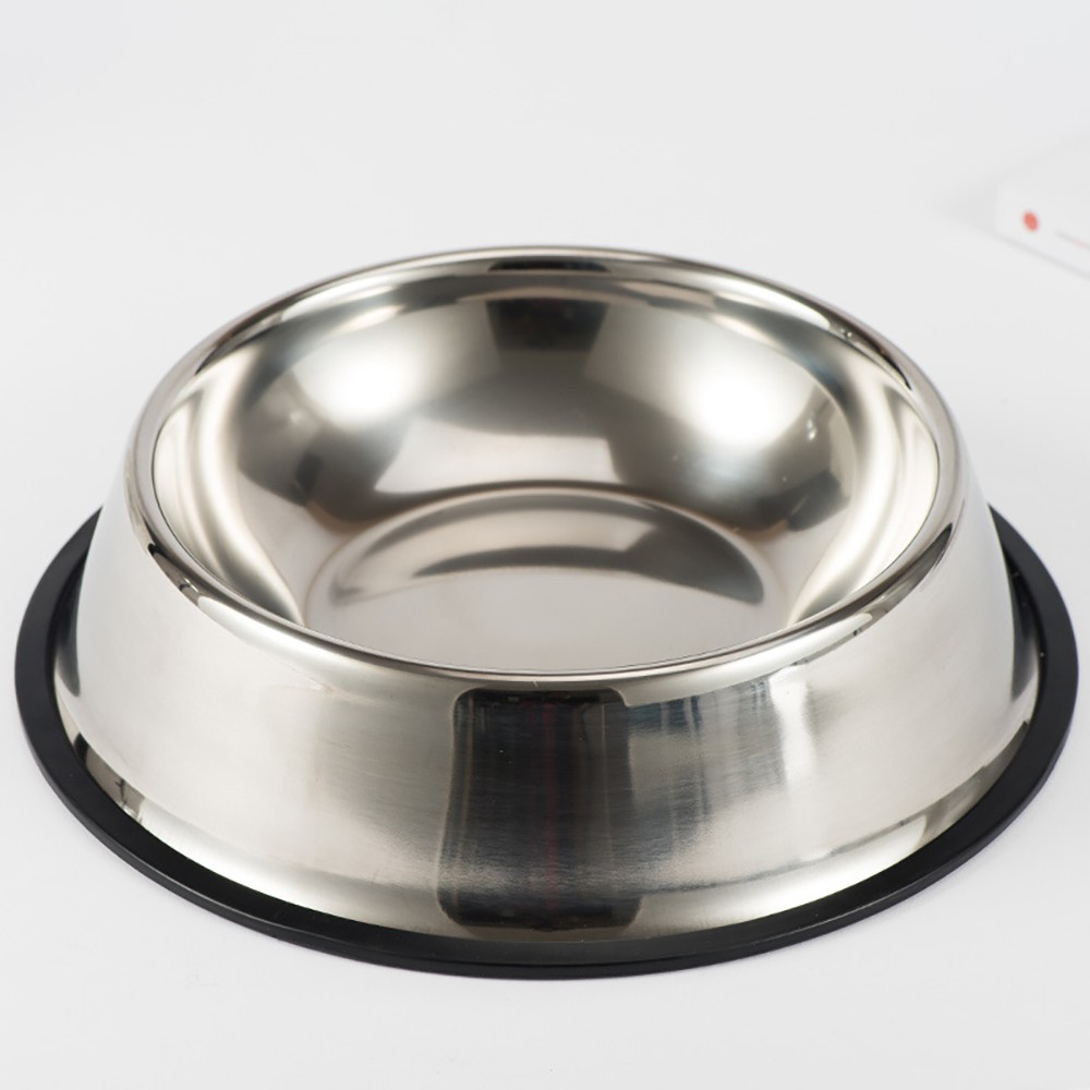 Chén bát đựng thức ăn cho chó mèo DACOTE chất liệu inox không rỉ chống lật