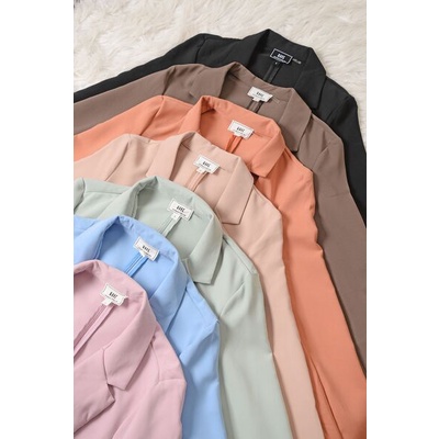 Áo Blazer HAVE L.A tay dài 2 túi 1 nút cài trước (tùy màu không nút) (Mẫu C)