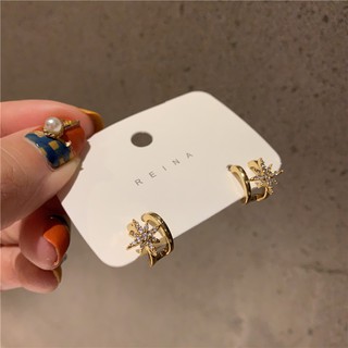 Same style earrings from Dongdaemun, South Korea, six-pointed star earrings