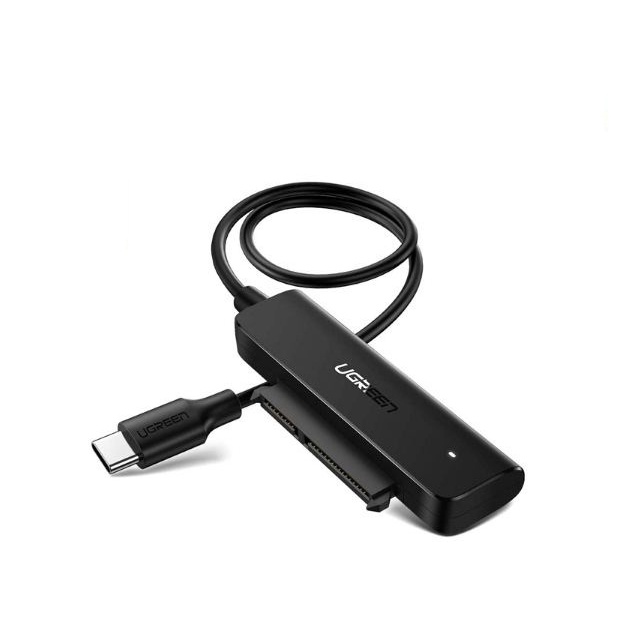 Cáp Chuyển USB Type-C Sang SATA III Ugreen 70610 (Hỗ trợ ổ cứng 2.5 inch HDD SSD)
