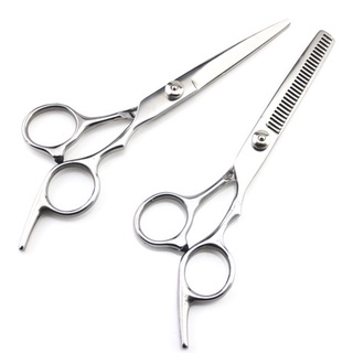Kéo cắt và tỉa tóc 6inch Cao cấp (Trắng)