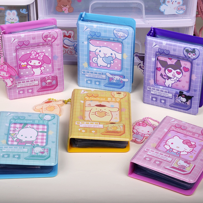 SANRIO Album Ảnh 3 Inch 40 Ngăn Mini In Hình Thần Tượng Dễ Thương
