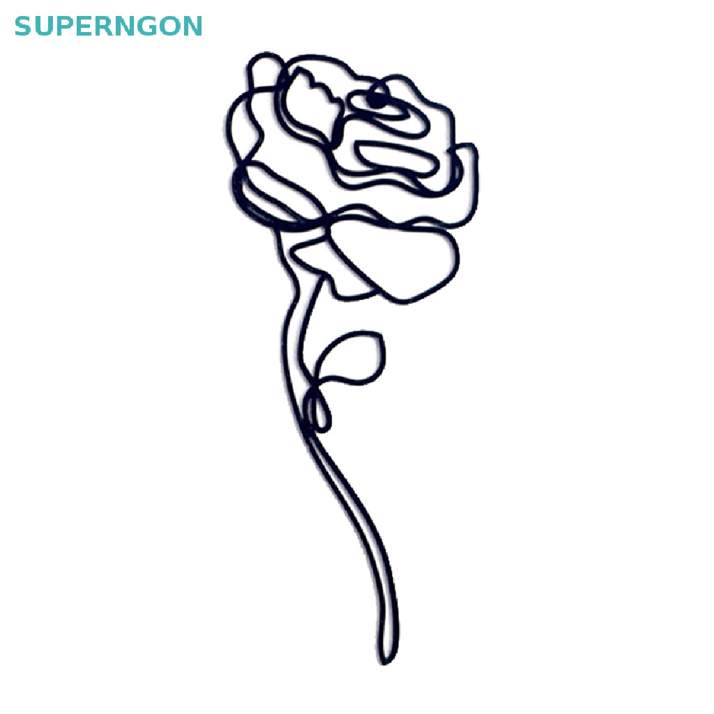 Superngon Hoa Hồng Vẽ Tay Trang Trí Bánh Kem Acrylic Tối Giản Cho Bữa Tiệc Nóng Bỏng