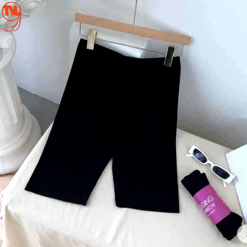 Quần legging lửng nữ TVL1999, chất liệu cotton cao cấp thấm hút mồ hôi co giãn 4 chiều