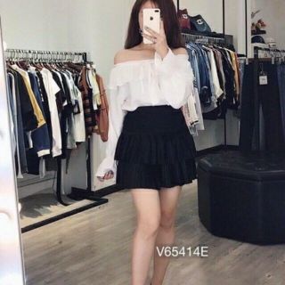 [Ảnh thật] Chân Váy Xếp Li 2 Tầng Loại 1