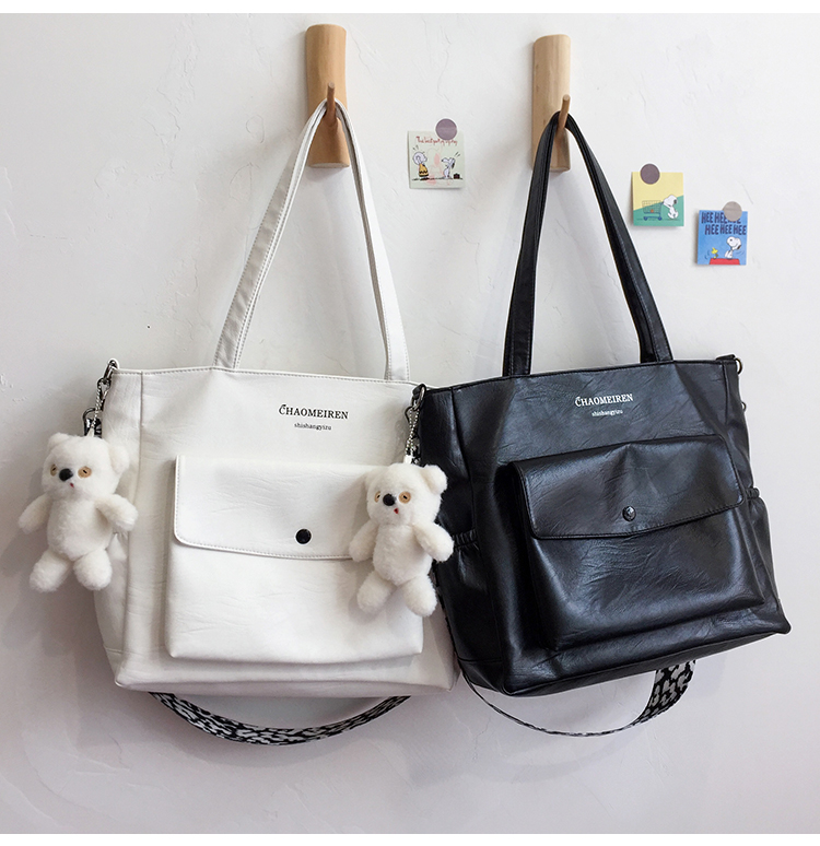 Túi xách tote IELGY da mềm sức chứa lớn đeo vai cầm tay thời trang Hàn Quốc 2021 cao cấp cho nữ