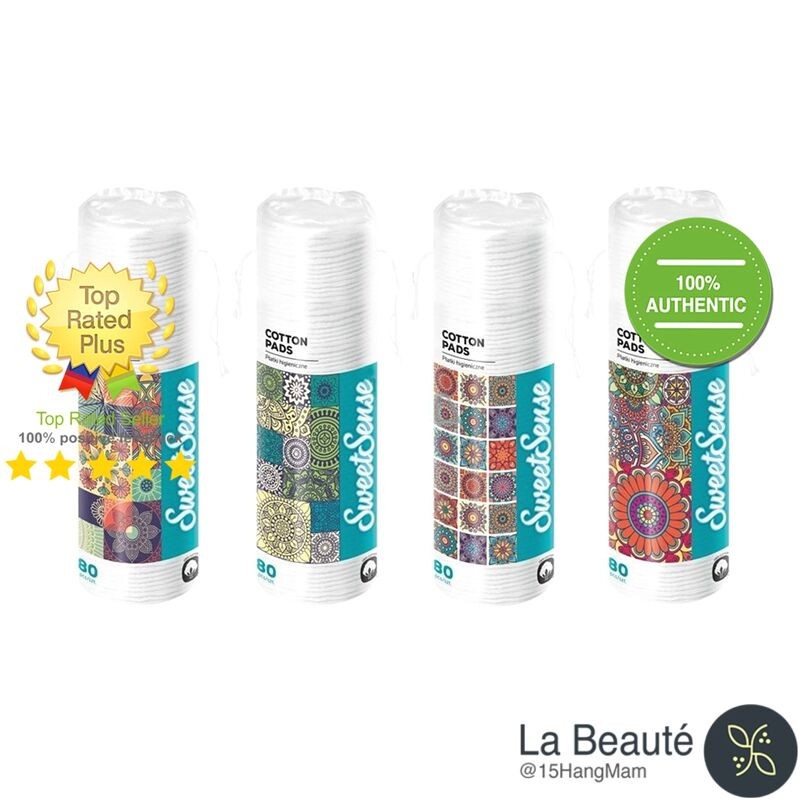 Bông tẩy trang Sweetsense 120 Miếng