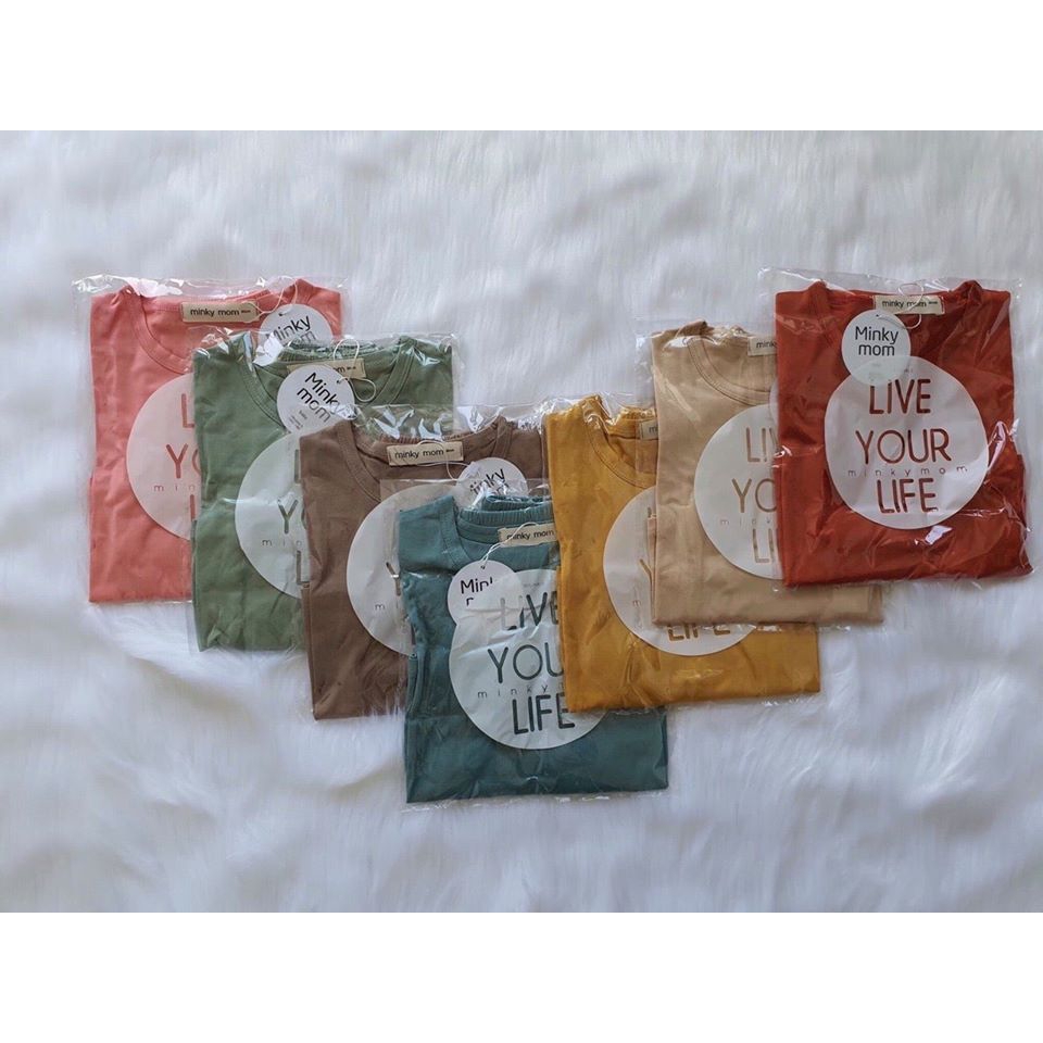 Bộ Cộc Tay Cotton Thun Lạnh Màu Trơn Cực Đẹp Cho Bé (	SP000950) | BigBuy360 - bigbuy360.vn