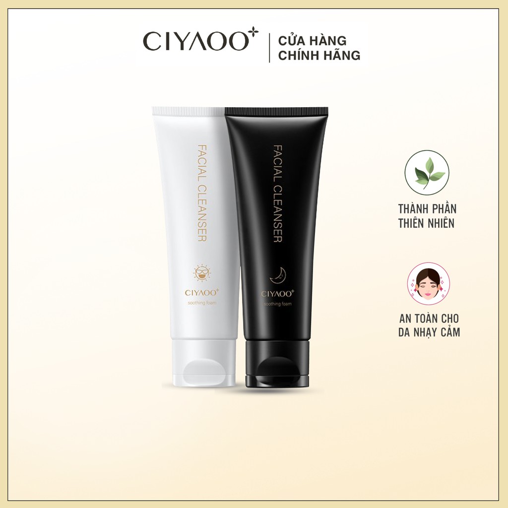 Bộ Sữa Rửa Mặt Ngày Đêm Cao Cấp CIYAOO 💝FREESHIP💝 Dưỡng ẩm, Trắng da và Ngừa mụn (100g x 2chai) QX0010 | BigBuy360 - bigbuy360.vn