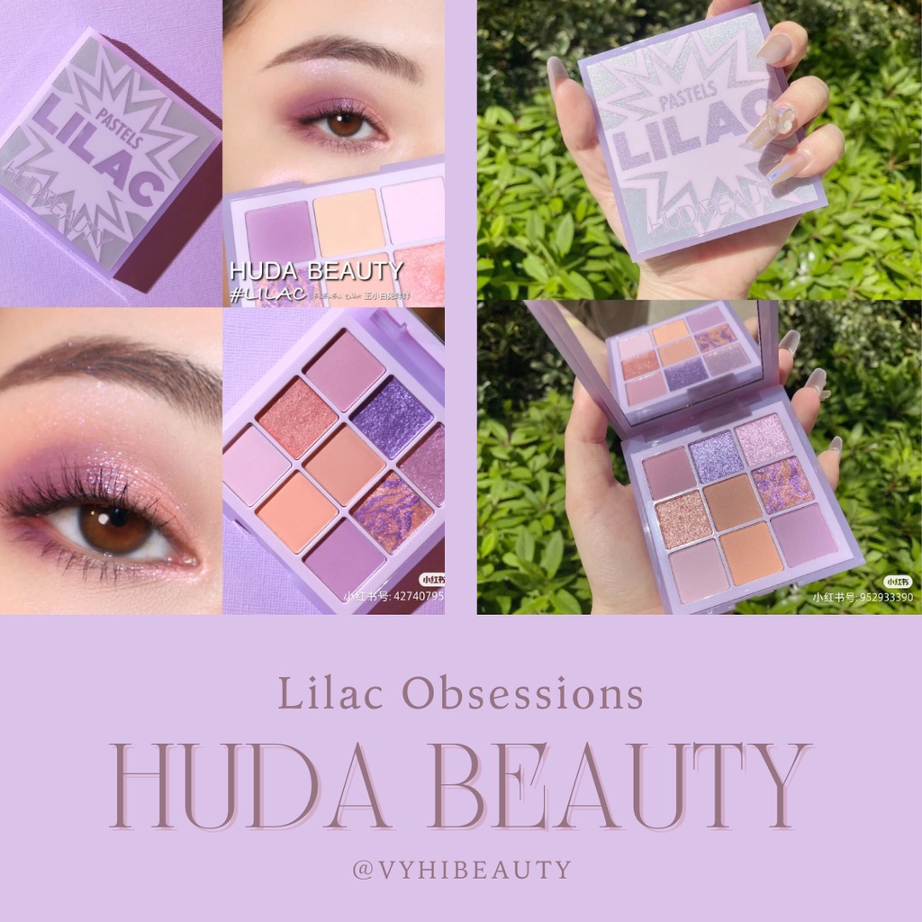 Bảng mắt Huda Lilacs 9 ô Obsessions