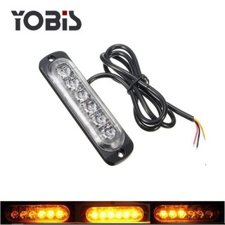 ĐÈN LED XE MÁY Ô TÔ HÃNG YOBIS CẢNH BÁO NHẤP NHÁY SIÊU MỎNG 6 LED