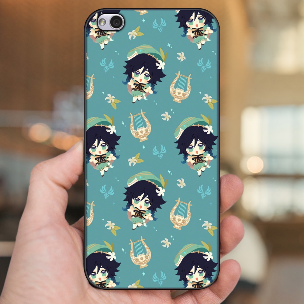 Ốp lưng Xiaomi Redmi 5A viền đen in hình Venti Genshin Impact