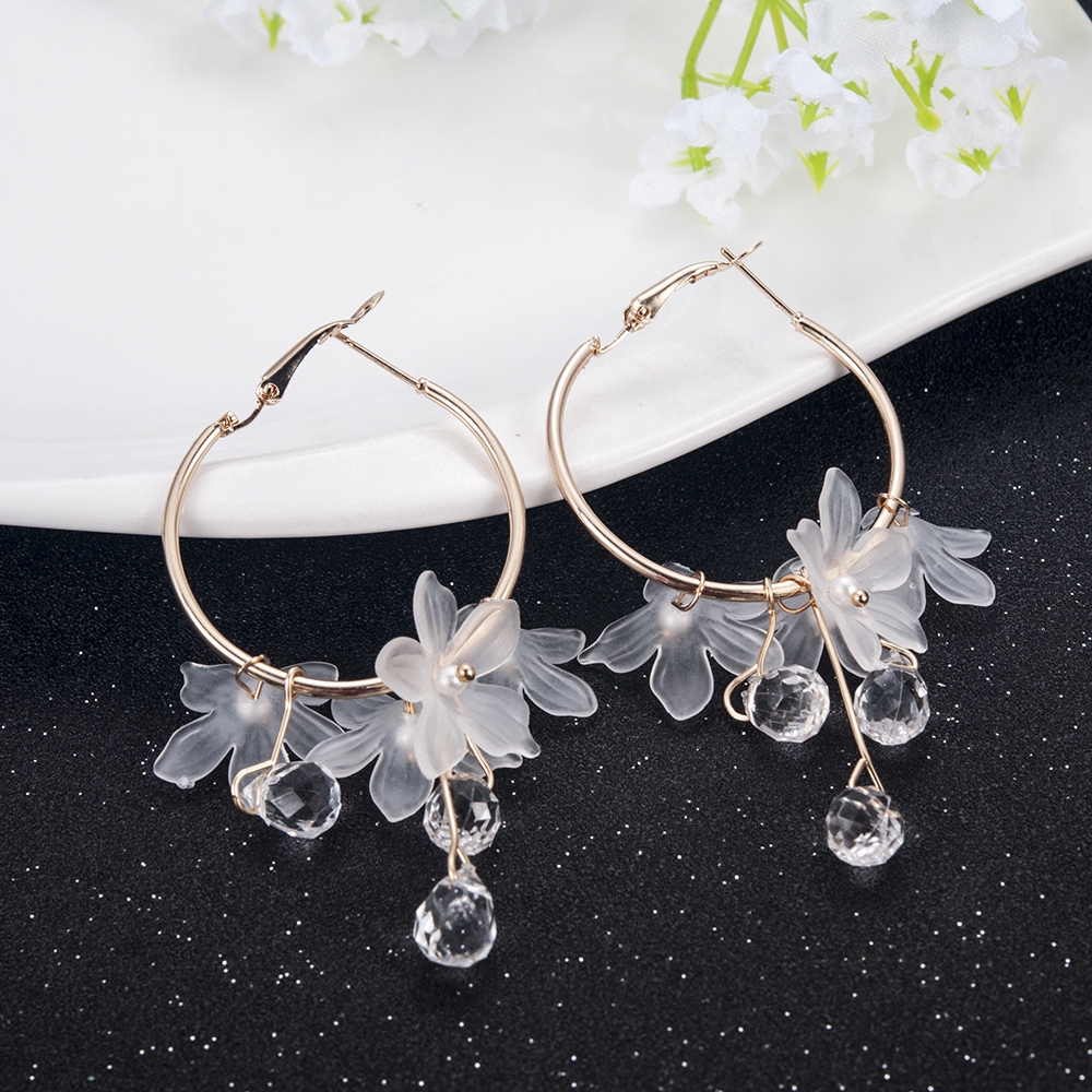 Hoa tai dáng dài thời trang Hàn Quốc mới cho nữ