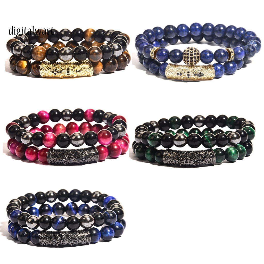 Kỹ Thuật Số| Vòng Tay ChuỗI HạT MắT Hổ Giả Cho Nam Và Nữ