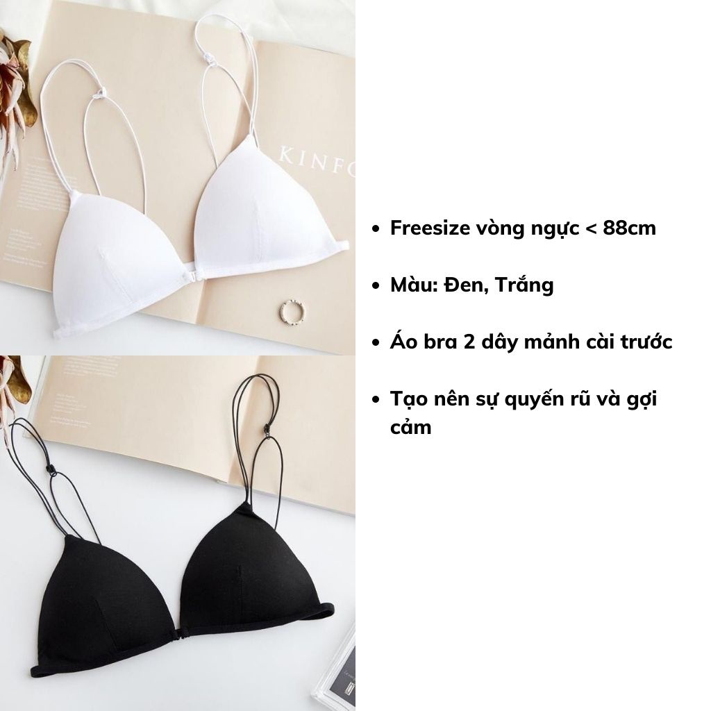 Áo bra nữ đẹp 2 dây mút mỏng gợi cảm DEVARI B2099