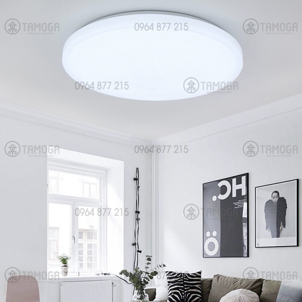 Đèn ốp trần, đèn led ốp trần 18W 3 chế độ màu trang trí phòng khách TAMOGA OT 1020