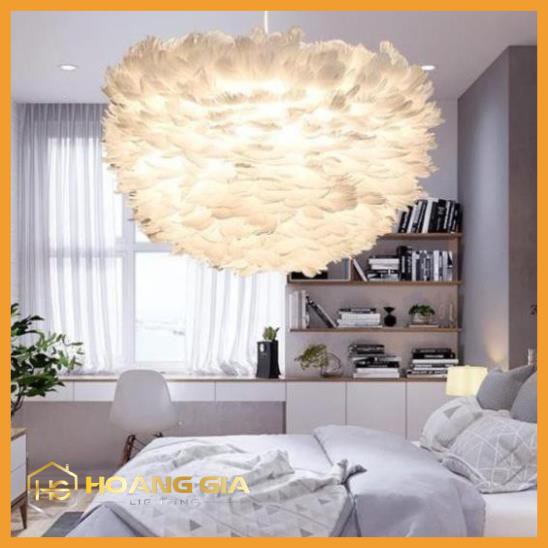 Đèn Decor - Đèn Chùm Phòng Khách-Đèn Lông Vũ Bắc ÂU Decor Lighting TN329- Tặng Kèm Bóng LED