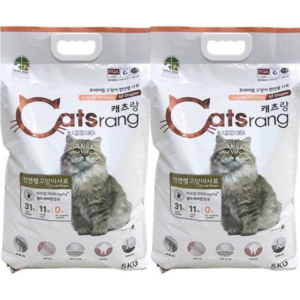 Thức Ăn Hạt Cho Mèo Mọi Lứa Tuổi CATSRANG 5Kg