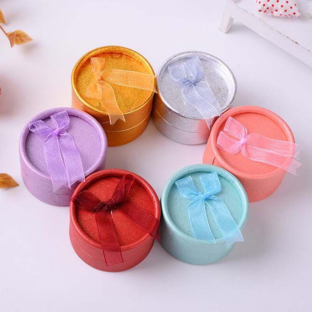 Hộp Đựng Nhẫn Cưới Thắt Nơ Xinh Xắn