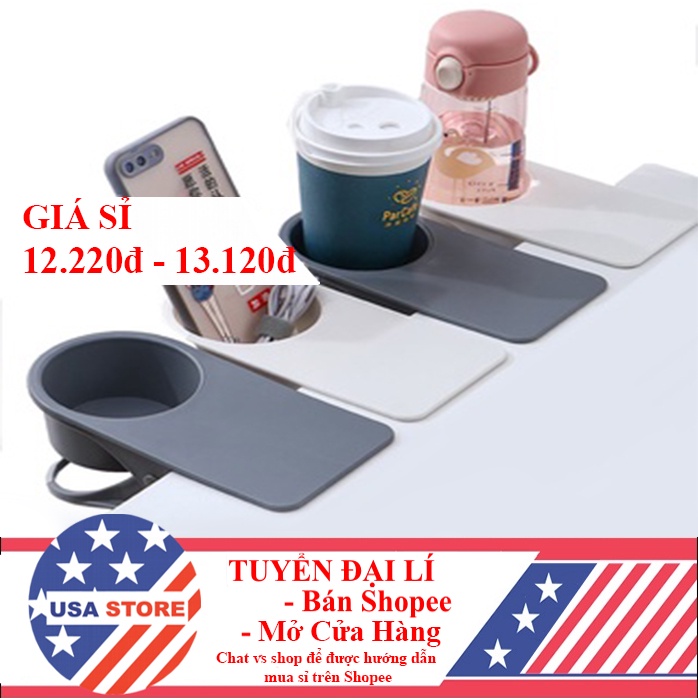 Kẹp Để Ly Tiện Lợi, Dụng Cụ Đựng Cốc Kẹp Bàn